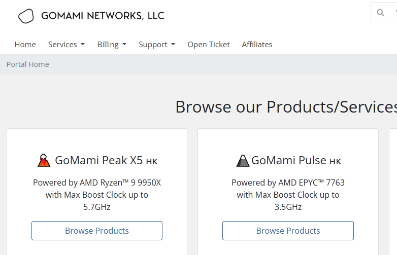 【高端建站VPS】Gomami-新上香港三网优化-电信163Plus-AMD/Ryzen/9950高性能VPS-八五折优惠码
