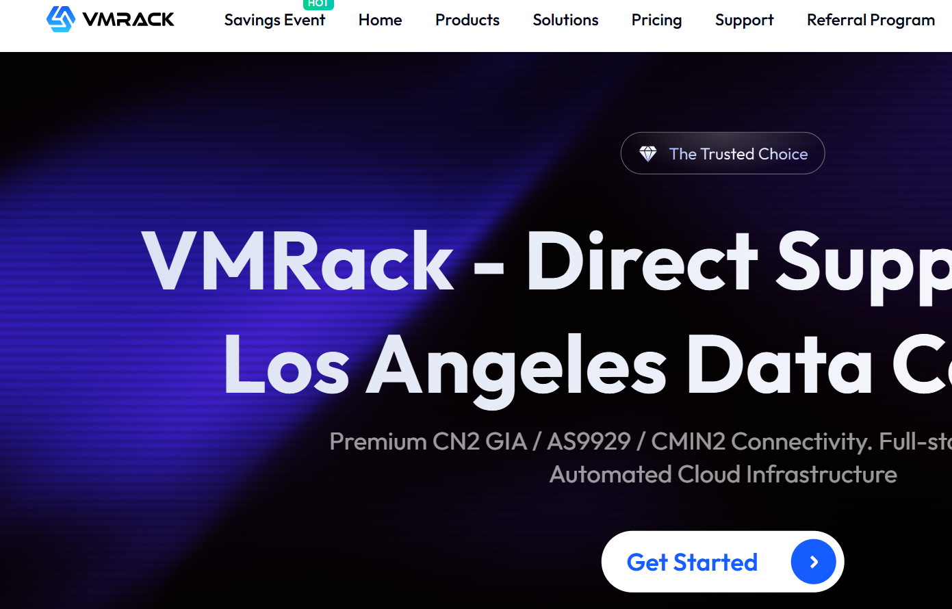 VMRack-美国CN2 GIA VPS低至35美元/年-三网精品升级-新增美国原生IP